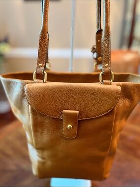 Beautiful Delvaux Meli-Melo Leather Tote/Satchel EUC - Classic Quiet Luxury.